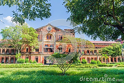 Ministers Office building in Yangon, Myanm Stock Photo