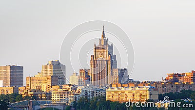 Ministry of Foreign Affairs Russia, Moscow Stock Photo