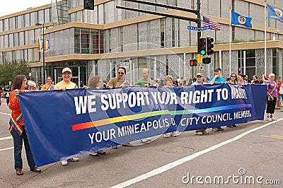 Minneapolis City Council Editorial Stock Photo