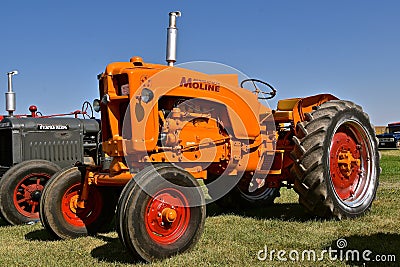 Minneapolis Moline classic old tractor Editorial Stock Photo