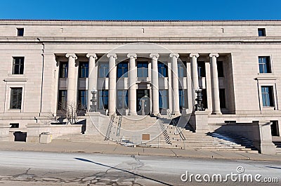 Minnesota Judicial Center Entrance Stock Photo