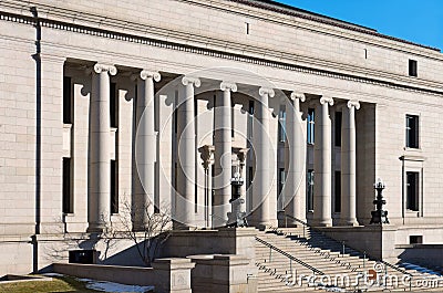 Minnesota Judicial Center Facade Stock Photo