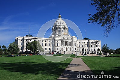 Minnesota State Capitol Building Stock Photo