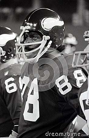 Minnesota Vikings Legend Alan Page Editorial Stock Photo