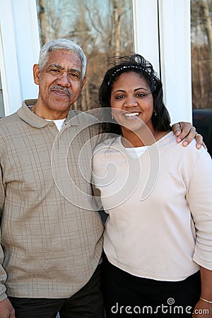 Minority Family Stock Photo