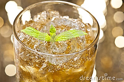 Mint-Julep cocktail Stock Photo