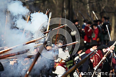 Minutemen Stock Photo