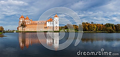 Mir castle in Belarus Stock Photo