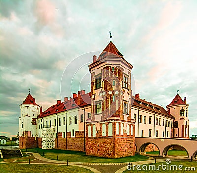 Mir Castle, Belarus, 1520 Stock Photo