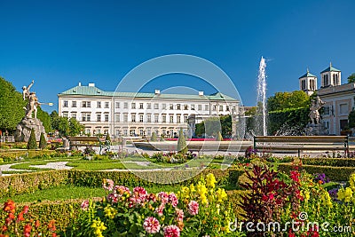 Mirabell Gardens, Salzburg in Austria Stock Photo