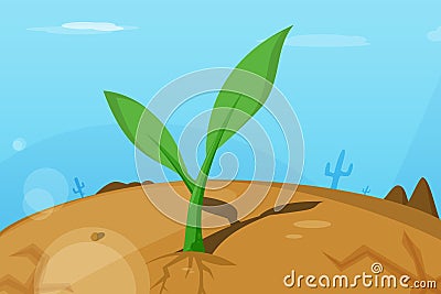 The Miracle Of Life Vector Illustration