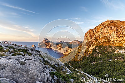 Mirador Es Colomer on the Formentor peninsula Stock Photo