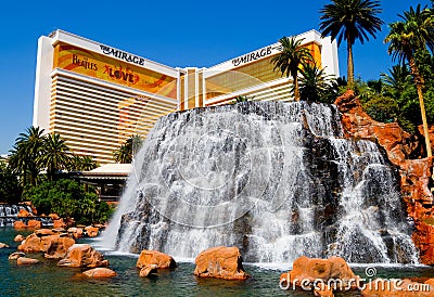 The Mirage Casino in Las Vegas Editorial Stock Photo