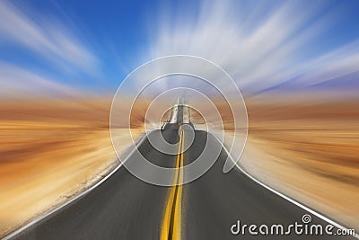 A Mirage on high speed Stock Photo