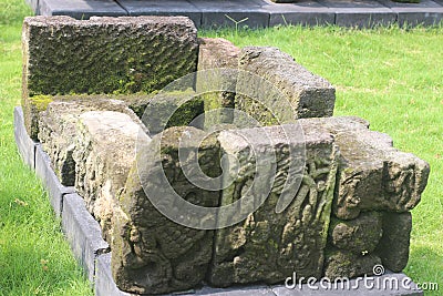 Mirigambar Temple is a building that is thought to be a relic of the early Majapahit era or even before Stock Photo