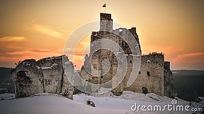 Mirow castle in Poland. Stock Photo