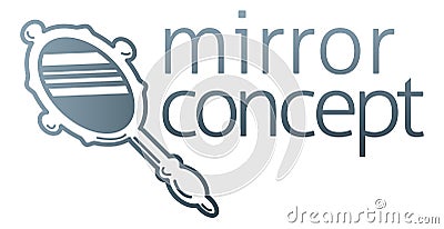 Mirror concept Vector Illustration