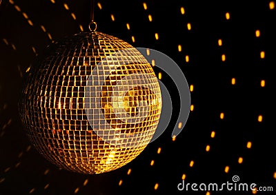 Mirror Disco Ball Stock Photo