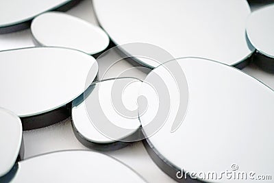 Abstract mirror. Close-up. Stock Photo