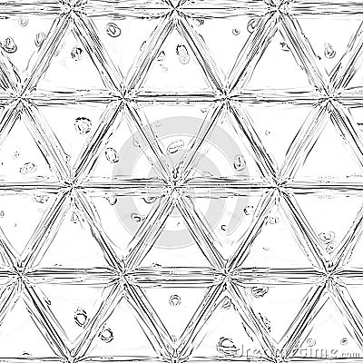 Mirrored grid, mesh abstract geometric pattern Stock Photo