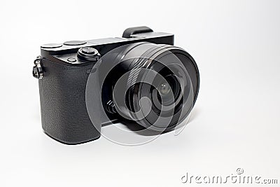 Mirrorless Camera Stock Photo