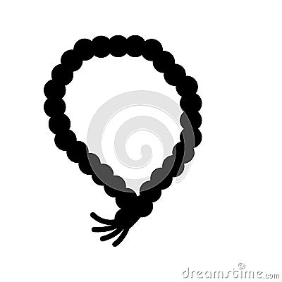Misbaha Isolated Vector icon which can easily modify or edit Vector Illustration