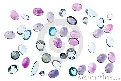 Miscellaneous gems Stock Photo