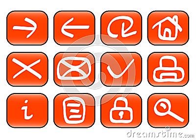 Miscellaneous web icons Vector Illustration