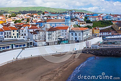 Misericordia Church at Angra do Heroismo, Terceira, Azores, Portugal. Editorial Stock Photo