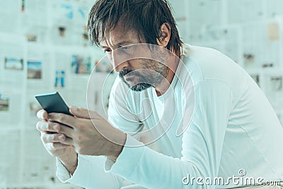 Misinformation infodemic delusion concept Stock Photo