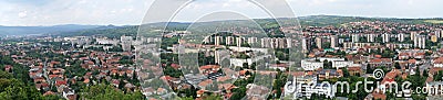 Miskolc, Hungary, June 21, 2018: Panoramic view of the city of Miskolc Editorial Stock Photo