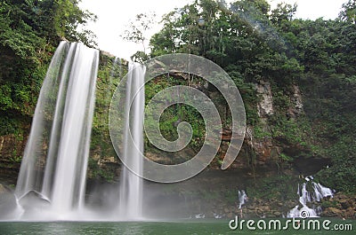 Misol Ha waterfall Stock Photo