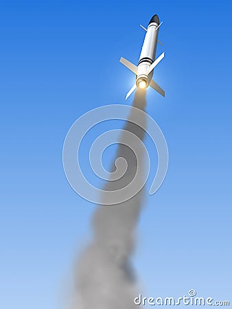 Missile Cartoon Illustration