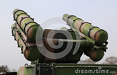 Missile System Stock Photo