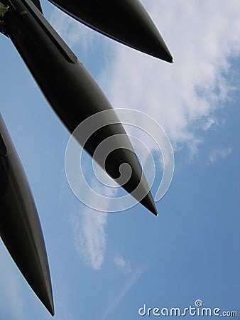 Missiles - weapons of mass destruction (wmd) Stock Photo