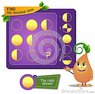 Missing item circle Stock Photo