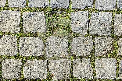 Missing part cobblestone texture Stock Photo