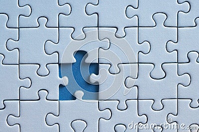 Missing Piece Stock Photo