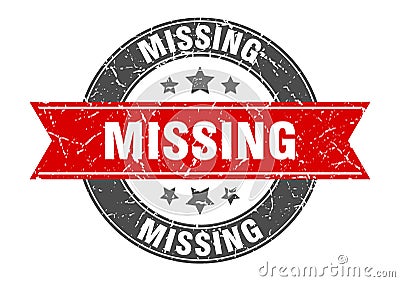 missing stamp Vector Illustration