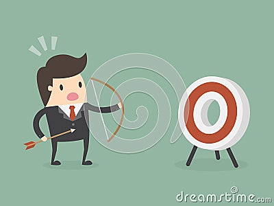 The Missing Target Business Concept Illustration Vector Illustration