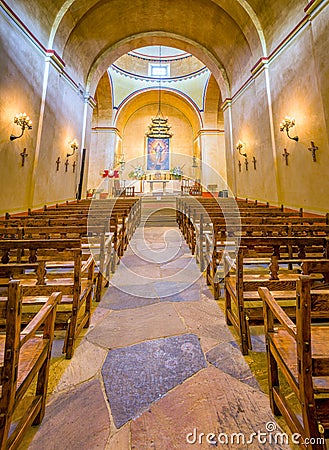 Mission Concepcion Chapel Stock Photo