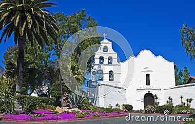 Mission San Diego de Alcala Stock Photo