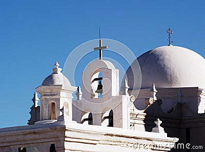 Mission San Xavier Del Bac Stock Photo