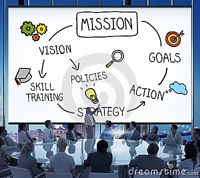 Mission Skill Training Action Inspiration Concept Stock Photo