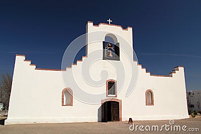 Mission Socorro Stock Photo