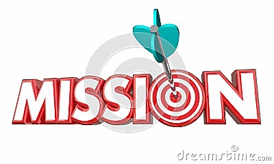 Mission Target Goal Met Success Stock Photo