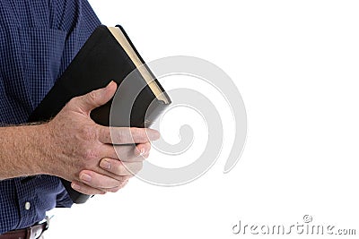 Missionary With Bible Stock Photo