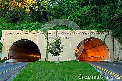 Missionary Ridge tunnel Stock Photo