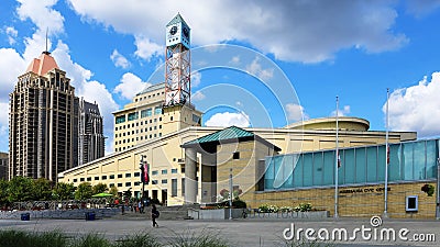 Mississauga Civic Center in Mississauga, Canada Editorial Stock Photo