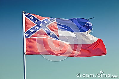 Mississippi Flag Stock Photo